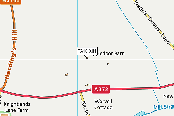TA10 9JH map - OS VectorMap District (Ordnance Survey) TA10 9JH map - OS VectorMap District (Ordnance Survey)