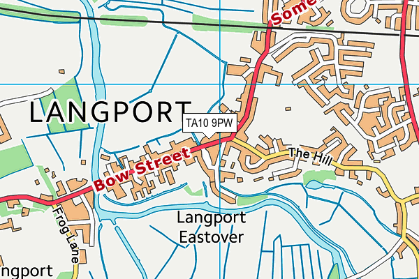 TA10 9PW map - OS VectorMap District (Ordnance Survey) TA10 9PW map - OS VectorMap District (Ordnance Survey)