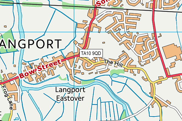 TA10 9QD map - OS VectorMap District (Ordnance Survey) TA10 9QD map - OS VectorMap District (Ordnance Survey)