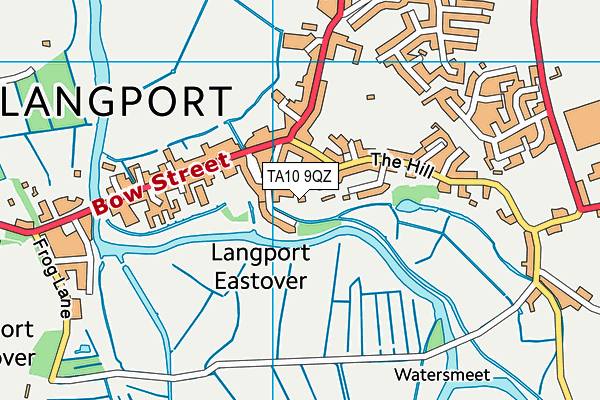 TA10 9QZ map - OS VectorMap District (Ordnance Survey) TA10 9QZ map - OS VectorMap District (Ordnance Survey)