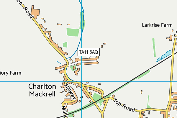 TA11 6AQ map - OS VectorMap District (Ordnance Survey)
