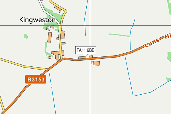 TA11 6BE map - OS VectorMap District (Ordnance Survey) TA11 6BE map - OS VectorMap District (Ordnance Survey)