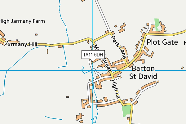 TA11 6DH map - OS VectorMap District (Ordnance Survey) TA11 6DH map - OS VectorMap District (Ordnance Survey)