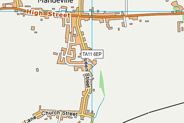 TA11 6EP map - OS VectorMap District (Ordnance Survey) TA11 6EP map - OS VectorMap District (Ordnance Survey)