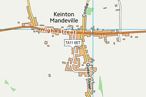 TA11 6ET map - OS VectorMap District (Ordnance Survey) TA11 6ET map - OS VectorMap District (Ordnance Survey)
