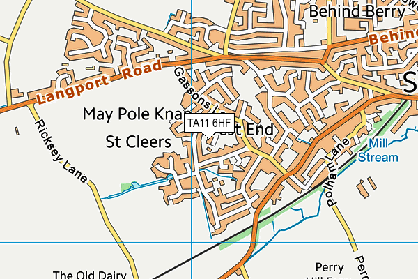 TA11 6HF map - OS VectorMap District (Ordnance Survey) TA11 6HF map - OS VectorMap District (Ordnance Survey)