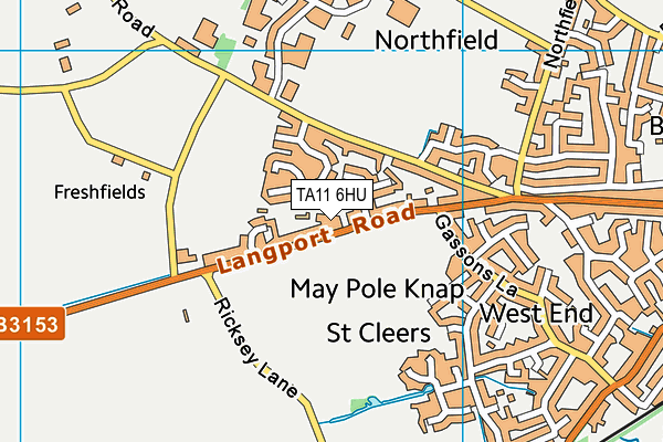 TA11 6HU map - OS VectorMap District (Ordnance Survey) TA11 6HU map - OS VectorMap District (Ordnance Survey)