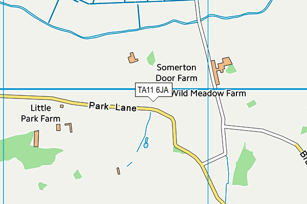 TA11 6JA map - OS VectorMap District (Ordnance Survey) TA11 6JA map - OS VectorMap District (Ordnance Survey)
