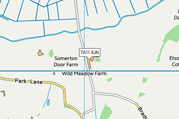 TA11 6JN map - OS VectorMap District (Ordnance Survey) TA11 6JN map - OS VectorMap District (Ordnance Survey)
