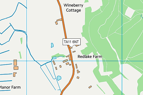 TA11 6NT map - OS VectorMap District (Ordnance Survey) TA11 6NT map - OS VectorMap District (Ordnance Survey)