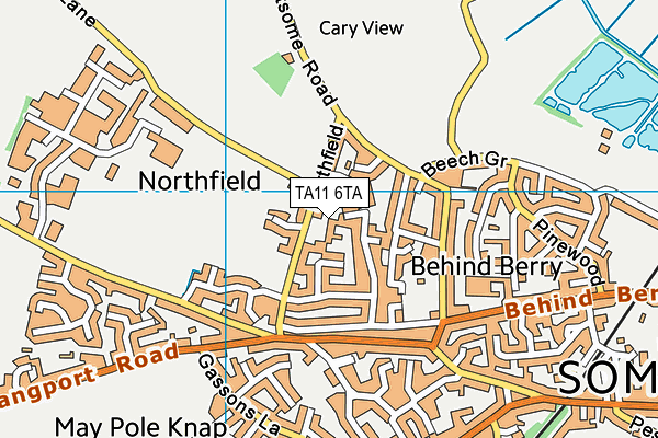 TA11 6TA map - OS VectorMap District (Ordnance Survey) TA11 6TA map - OS VectorMap District (Ordnance Survey)
