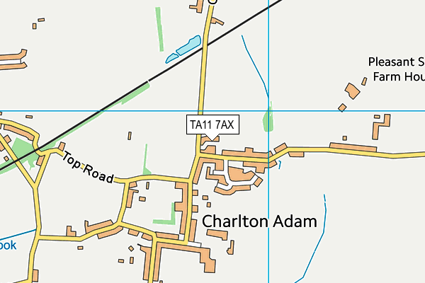 TA11 7AX map - OS VectorMap District (Ordnance Survey) TA11 7AX map - OS VectorMap District (Ordnance Survey)