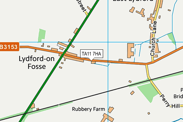 TA11 7HA map - OS VectorMap District (Ordnance Survey) TA11 7HA map - OS VectorMap District (Ordnance Survey)