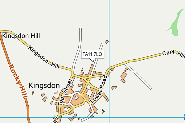 TA11 7LQ map - OS VectorMap District (Ordnance Survey) TA11 7LQ map - OS VectorMap District (Ordnance Survey)
