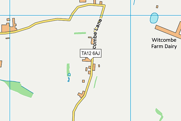TA12 6AJ map - OS VectorMap District (Ordnance Survey)