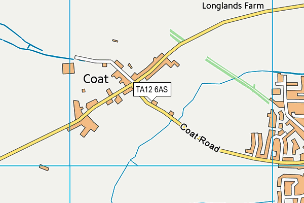 TA12 6AS map - OS VectorMap District (Ordnance Survey) TA12 6AS map - OS VectorMap District (Ordnance Survey)
