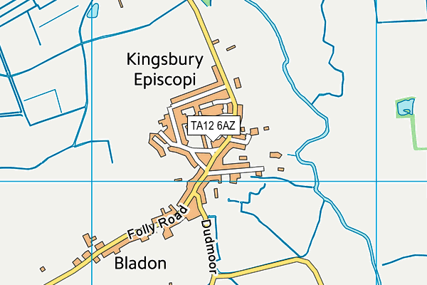 TA12 6AZ map - OS VectorMap District (Ordnance Survey) TA12 6AZ map - OS VectorMap District (Ordnance Survey)