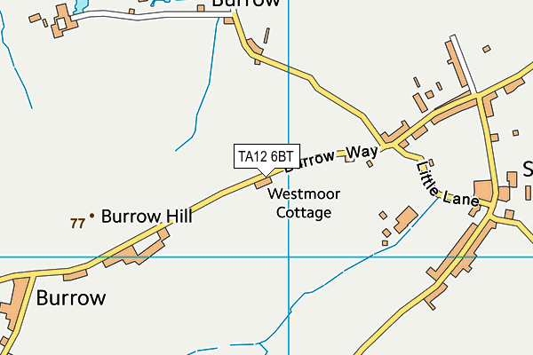 TA12 6BT map - OS VectorMap District (Ordnance Survey)