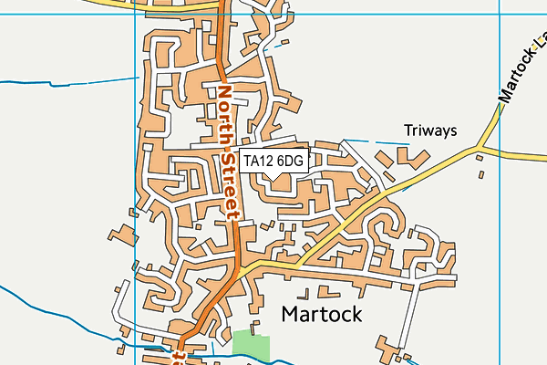 TA12 6DG map - OS VectorMap District (Ordnance Survey) TA12 6DG map - OS VectorMap District (Ordnance Survey)