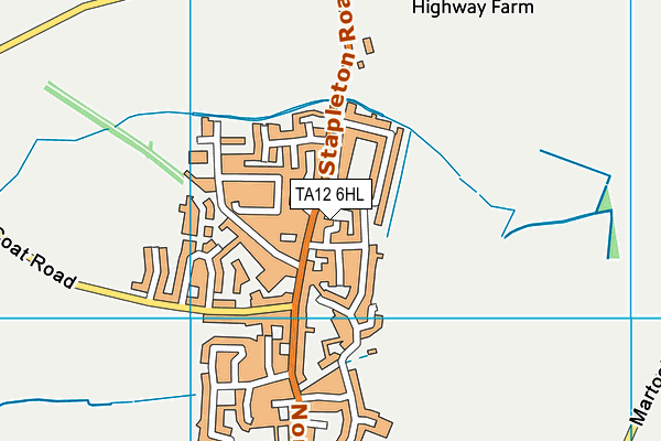 TA12 6HL map - OS VectorMap District (Ordnance Survey) TA12 6HL map - OS VectorMap District (Ordnance Survey)