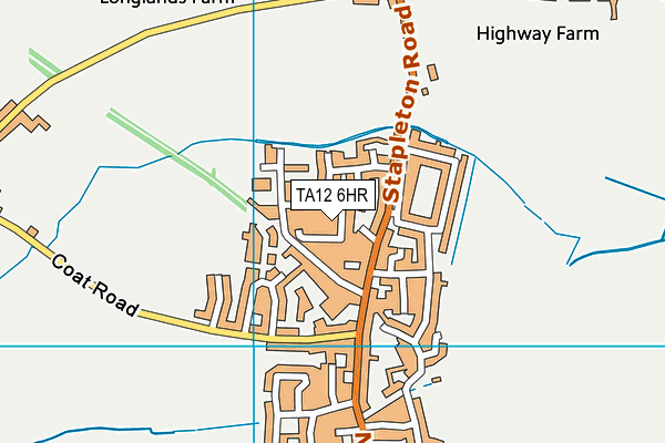 TA12 6HR map - OS VectorMap District (Ordnance Survey) TA12 6HR map - OS VectorMap District (Ordnance Survey)
