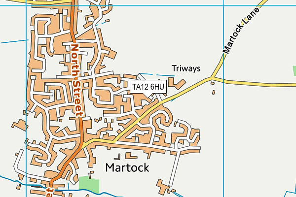 TA12 6HU map - OS VectorMap District (Ordnance Survey) TA12 6HU map - OS VectorMap District (Ordnance Survey)