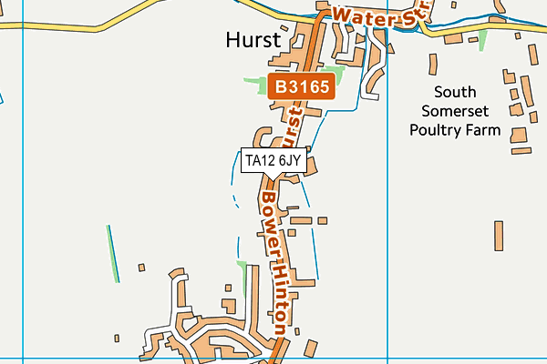 TA12 6JY map - OS VectorMap District (Ordnance Survey) TA12 6JY map - OS VectorMap District (Ordnance Survey)