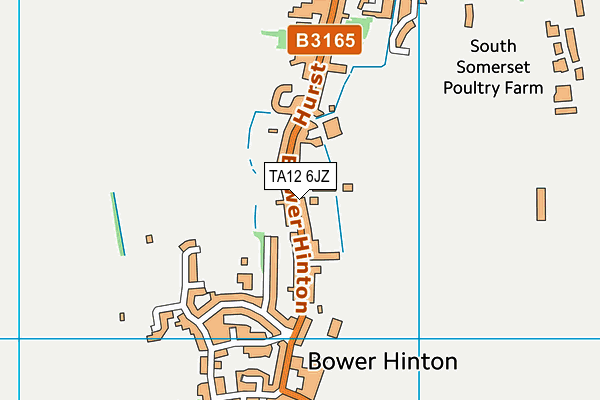 TA12 6JZ map - OS VectorMap District (Ordnance Survey) TA12 6JZ map - OS VectorMap District (Ordnance Survey)