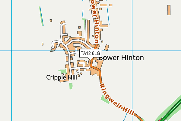 TA12 6LG map - OS VectorMap District (Ordnance Survey) TA12 6LG map - OS VectorMap District (Ordnance Survey)