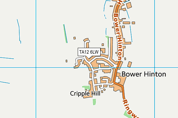 TA12 6LW map - OS VectorMap District (Ordnance Survey) TA12 6LW map - OS VectorMap District (Ordnance Survey)