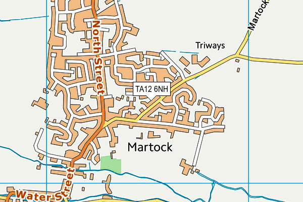 TA12 6NH map - OS VectorMap District (Ordnance Survey) TA12 6NH map - OS VectorMap District (Ordnance Survey)