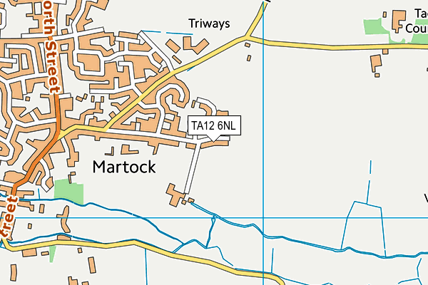 TA12 6NL map - OS VectorMap District (Ordnance Survey) TA12 6NL map - OS VectorMap District (Ordnance Survey)
