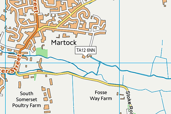 TA12 6NN map - OS VectorMap District (Ordnance Survey)