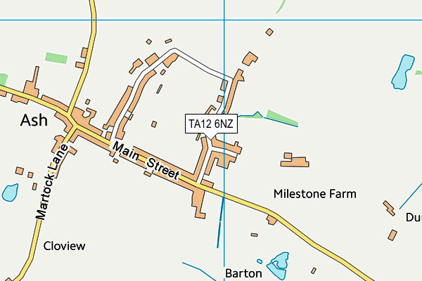 TA12 6NZ map - OS VectorMap District (Ordnance Survey) TA12 6NZ map - OS VectorMap District (Ordnance Survey)