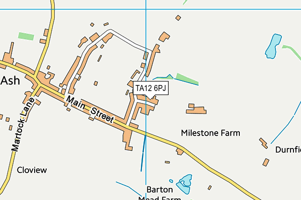 TA12 6PJ map - OS VectorMap District (Ordnance Survey) TA12 6PJ map - OS VectorMap District (Ordnance Survey)