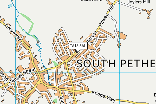 TA13 5AL map - OS VectorMap District (Ordnance Survey) TA13 5AL map - OS VectorMap District (Ordnance Survey)
