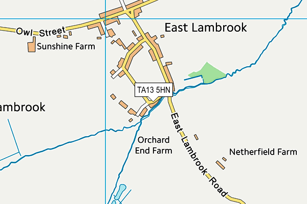 TA13 5HN map - OS VectorMap District (Ordnance Survey) TA13 5HN map - OS VectorMap District (Ordnance Survey)