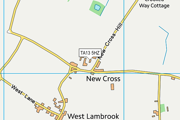 TA13 5HZ map - OS VectorMap District (Ordnance Survey) TA13 5HZ map - OS VectorMap District (Ordnance Survey)