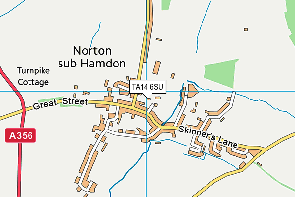 TA14 6SU map - OS VectorMap District (Ordnance Survey)
