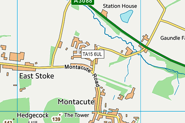 TA15 6UL map - OS VectorMap District (Ordnance Survey) TA15 6UL map - OS VectorMap District (Ordnance Survey)