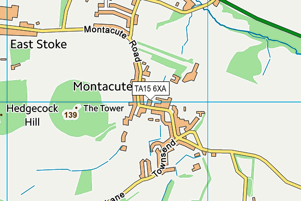 TA15 6XA map - OS VectorMap District (Ordnance Survey) TA15 6XA map - OS VectorMap District (Ordnance Survey)