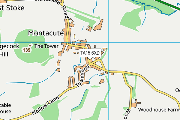 TA15 6XD map - OS VectorMap District (Ordnance Survey) TA15 6XD map - OS VectorMap District (Ordnance Survey)