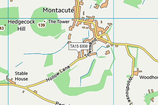 TA15 6XW map - OS VectorMap District (Ordnance Survey) TA15 6XW map - OS VectorMap District (Ordnance Survey)