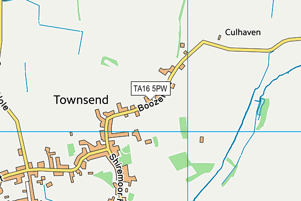 TA16 5PW map - OS VectorMap District (Ordnance Survey) TA16 5PW map - OS VectorMap District (Ordnance Survey)