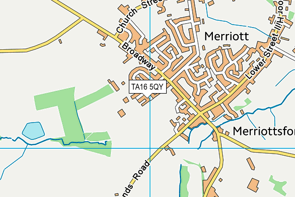 TA16 5QY map - OS VectorMap District (Ordnance Survey) TA16 5QY map - OS VectorMap District (Ordnance Survey)