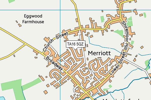 TA16 5QZ map - OS VectorMap District (Ordnance Survey) TA16 5QZ map - OS VectorMap District (Ordnance Survey)