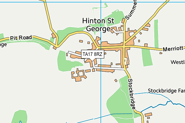 TA17 8RZ map - OS VectorMap District (Ordnance Survey) TA17 8RZ map - OS VectorMap District (Ordnance Survey)