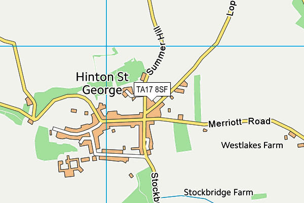 TA17 8SF map - OS VectorMap District (Ordnance Survey) TA17 8SF map - OS VectorMap District (Ordnance Survey)
