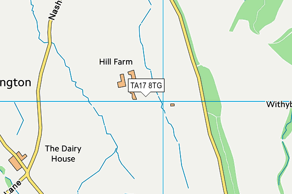 TA17 8TG map - OS VectorMap District (Ordnance Survey) TA17 8TG map - OS VectorMap District (Ordnance Survey)