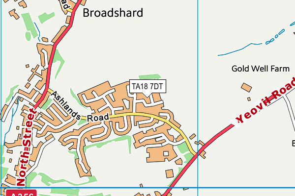 TA18 7DT map - OS VectorMap District (Ordnance Survey) TA18 7DT map - OS VectorMap District (Ordnance Survey)